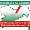 Öffentliche Bekanntmachung der Stadt Oberlungwitz für die Wahl zum 8. Sächsischen Landtag am 01. September 2024