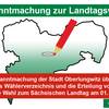 Öffentliche Bekanntmachung der Stadt Oberlungwitz über das Recht der Einsicht in das Wählerverzeichnis